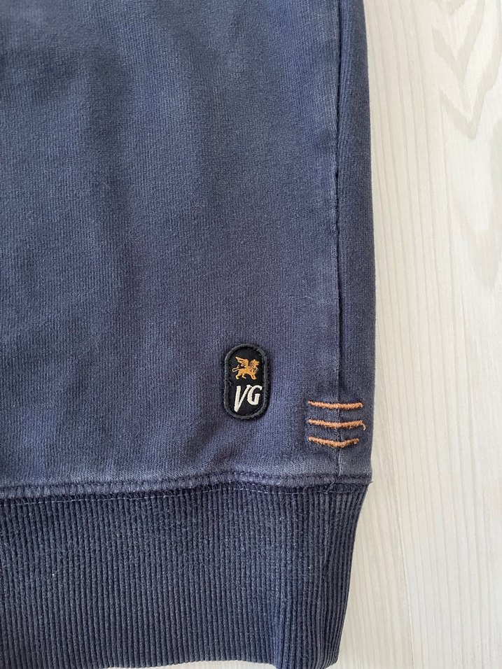 Erkek Lacivert Denim Polo Tişört - Görsel 4