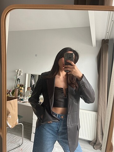 Zara büstiyer blazer takım