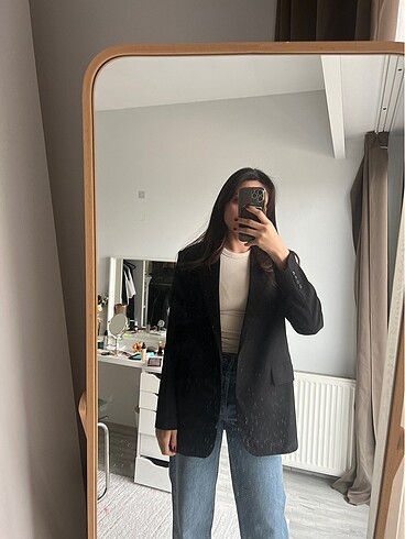 Zara siyah blazer