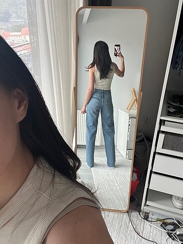 xs Beden Zara denim etiketli