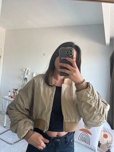 s Beden Zara bomber crop ceket