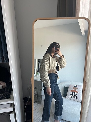 s Beden ten rengi Renk Zara bomber crop ceket
