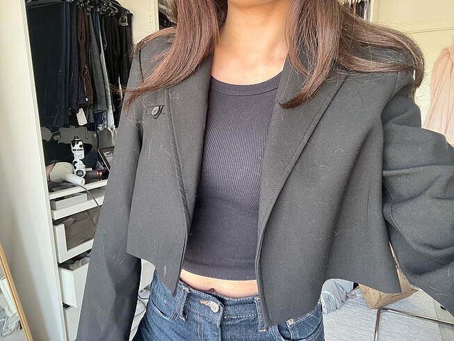 s Beden Zara crop blazer