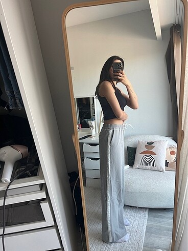 Zara Zara gri kumaş pantolon