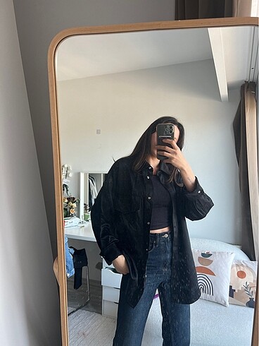 Zara saten ceket