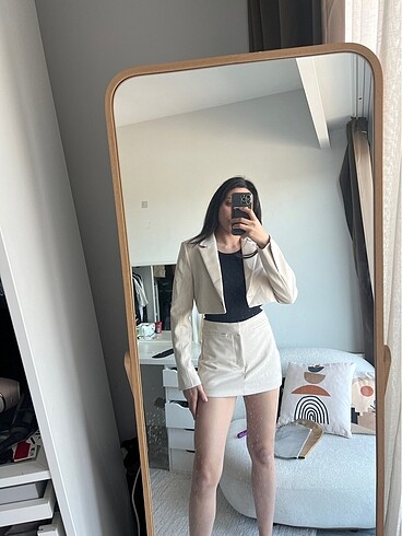 Zara Zara şort etek blazer takım