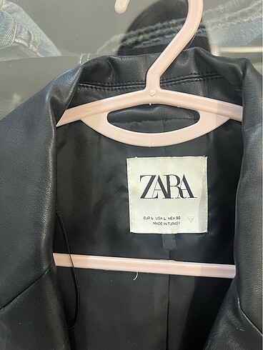 Zara Zara crop deri ceket