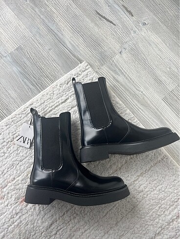 39 Beden siyah Renk Zara bot