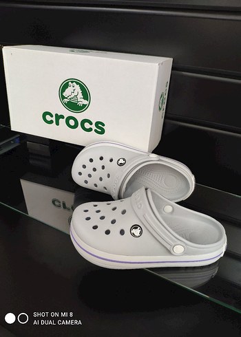 Crocs Açık Gri Kadın Terlik