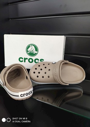 38 Beden Crocs Bej Kadın Terlik