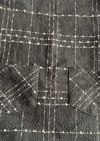 Kareli Siyah salopet - Görsel 3