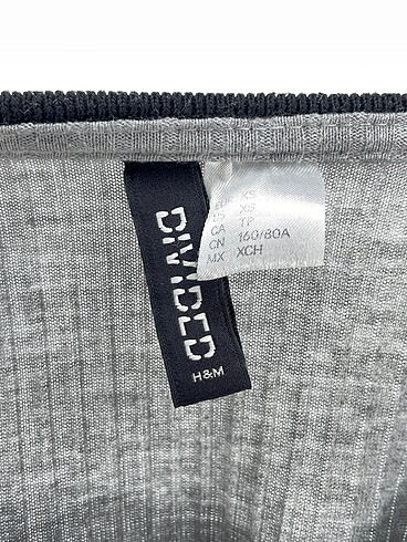 xs Beden gri Renk H&M Bluz %70 İndirimli.