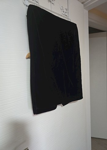 Düz Siyah Gotik Tarzda etek - Görsel 3