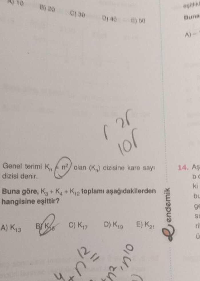 endemik 12 ayt matematk denemesi - Görsel 2