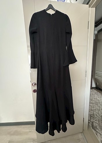 Diğer Uzun Siyah Gotik Kadın Elbise
