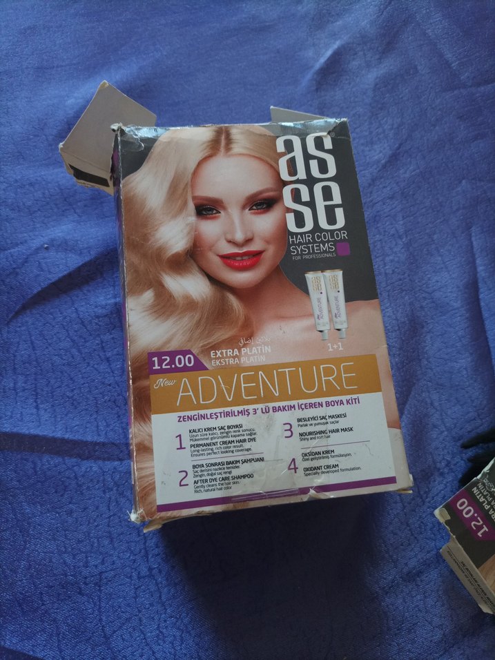 Adventure 12.00 Ekstra Platin Saç Boyası Seti - Görsel 3