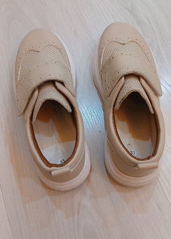 Bej erkek çocuk klasik spor ayakkabı - Görsel 2