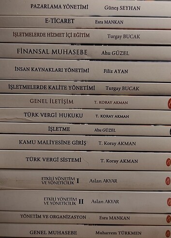 TİCARİ YÖNETİM DİZİSİ(15 KİTAP)-(İLYA YAYINLARI)
