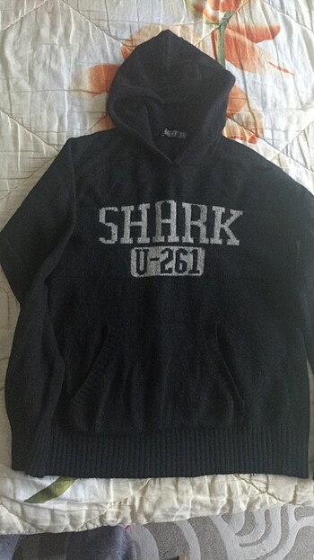 Oldukça sıcak tutan kapşonlu sweatshirt kazak 