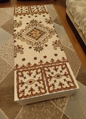  Beden Boncuk işlemeli oldukça şık takım sorunsuz 