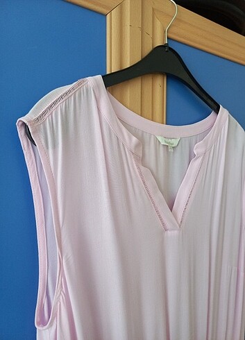 xl Beden NaraMaxx Toz Pembe Orta Boy Elbise