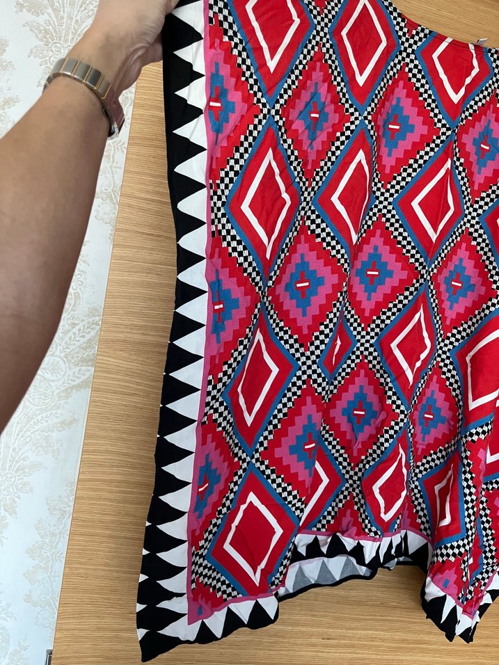 Mavi plaj elbisesi - Görsel 4