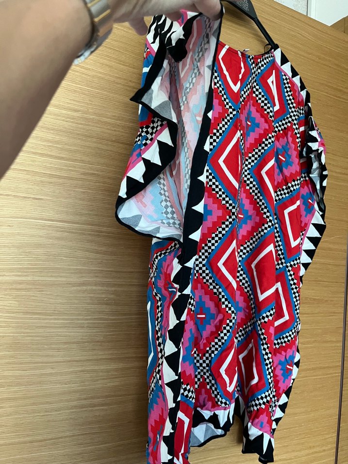 Mavi plaj elbisesi - Görsel 5