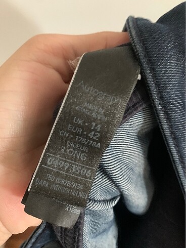 xl Beden lacivert Renk Marks&spencer kot pantolon