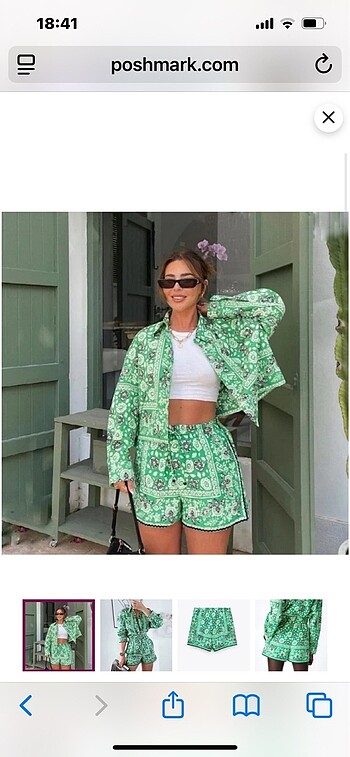 Zara Zara crop gömlek
