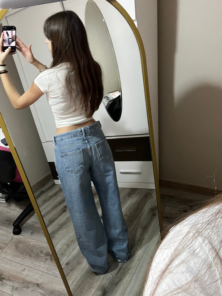 Trenyolmilla yırtık kot pantolon - Görsel 3