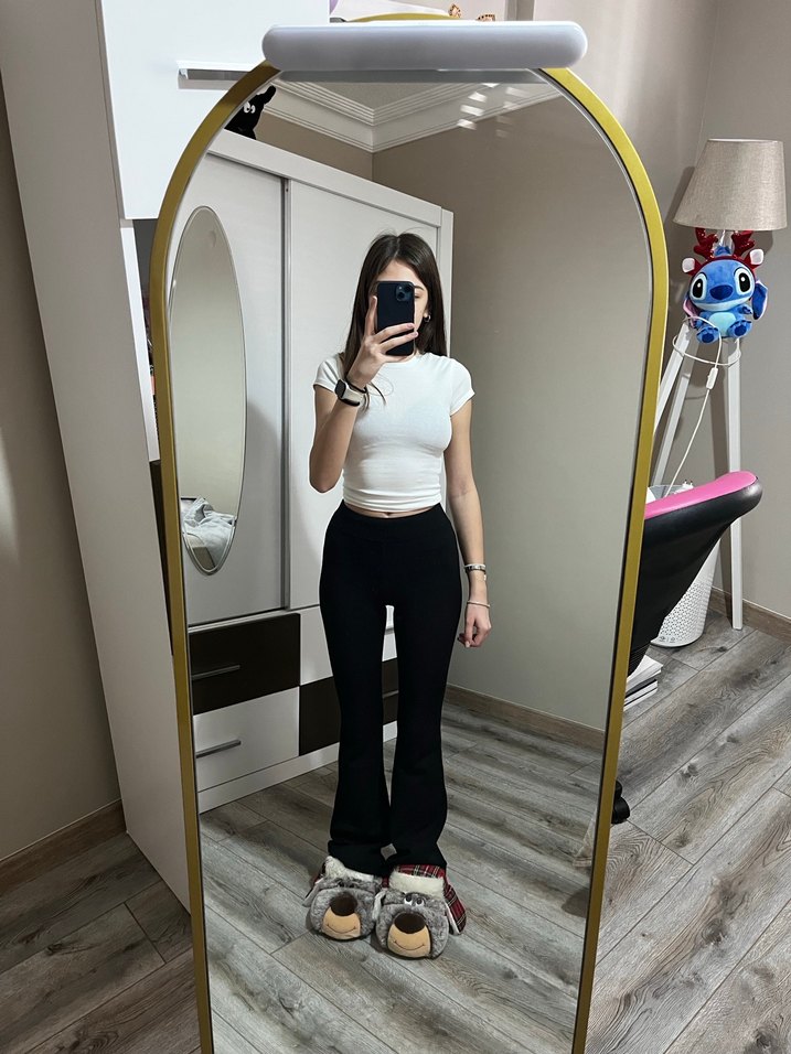 Kadın İspanyol Paça tayt - Görsel 2