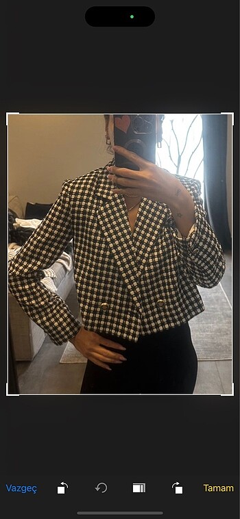 xs Beden Zara crop ceket