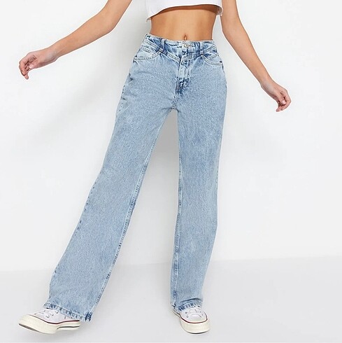 wide leg jean milla