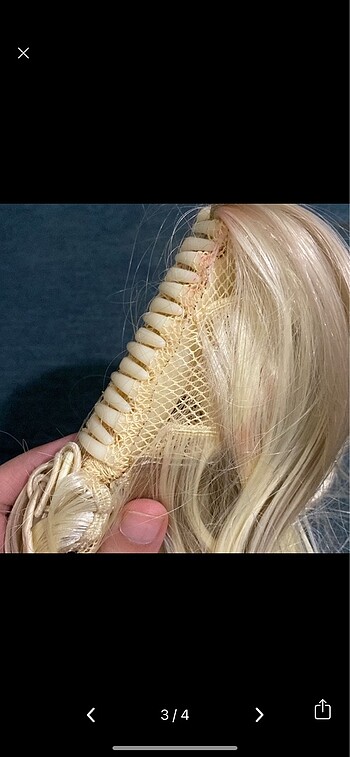 Beden At kuyrugu dalgali ponytail uzun at kuyrugu