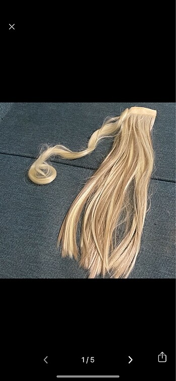 At kuyrugu sari peruk ponytail