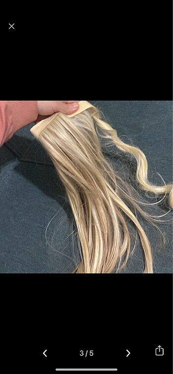 Beden At kuyrugu sari peruk ponytail
