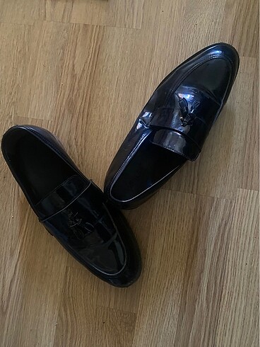 Makosen loafer ayakkabi parlak