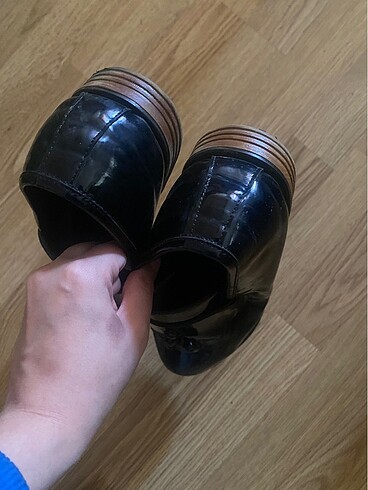 42 Beden Makosen loafer ayakkabi parlak