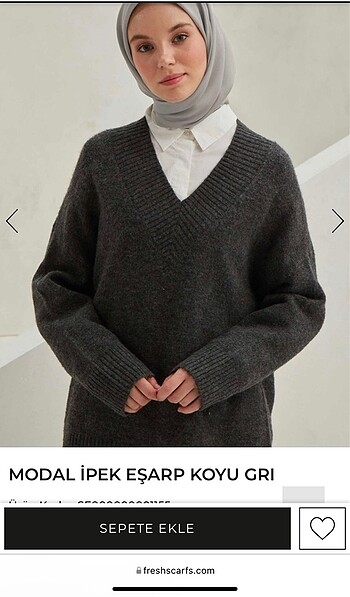 Freshscarf modal ipek eşarp