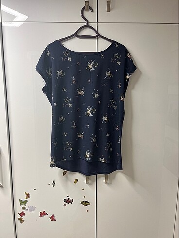 Bayan lacivert tshirt