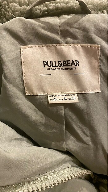 s Beden Pull&Bear Peluş Mont