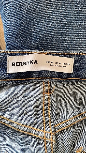 s Beden lacivert Renk Bershka Jean