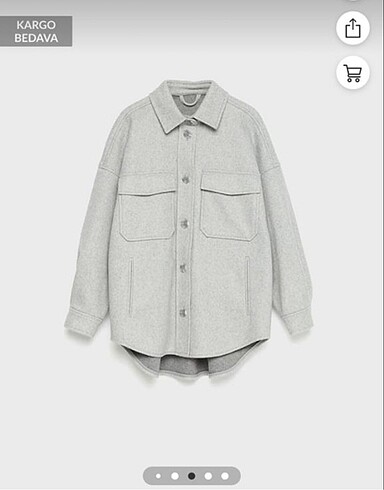 s Beden Stradivarius oversize triko ceket