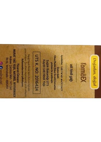 Udi Hindi Yağı  Bağışıklık Destekleyici & Aromaterapi 20 ml - Görsel 2