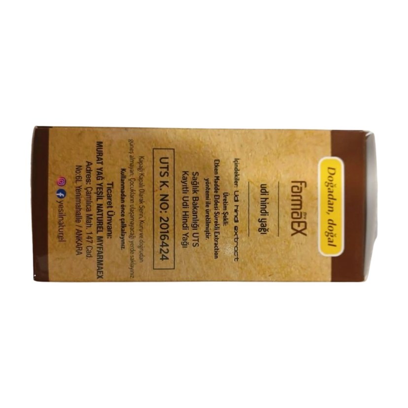 Udi Hindi Yağı  Bağışıklık Destekleyici & Aromaterapi 20 ml - Görsel 2