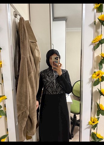 Siyah Uzun Kollu Bağlamalı Spor Tesettür Mayo - Görsel 3