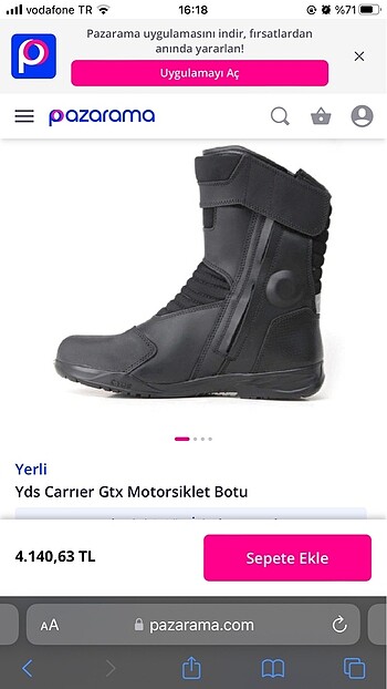 Yves Saint Laurent Yds marka orjinal bot