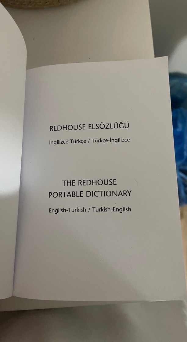 Redhouse İngilizce-Türkçe El Sözlüğü - Görsel 2