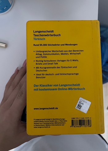 Langenscheidt Türkçe Almanca Cep Sözlüğü - Görsel 4