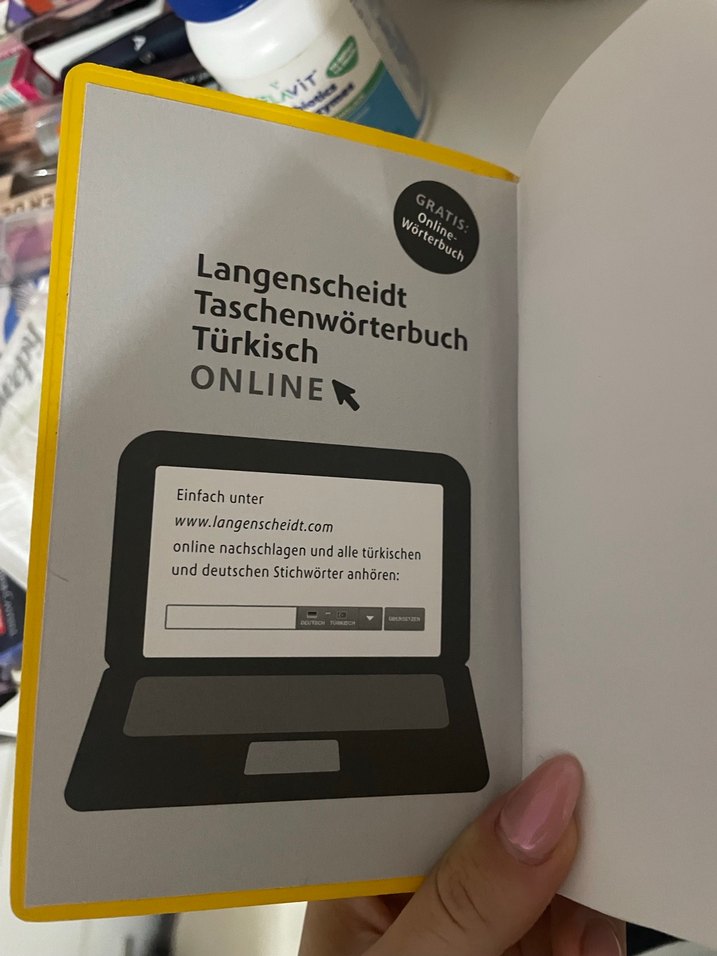Langenscheidt Türkçe Almanca Cep Sözlüğü - Görsel 2